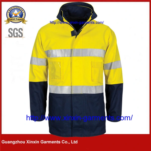 Wearproof Twill Cotton Unisex Workwear Safety Uniforms with Custom Logo (W506)