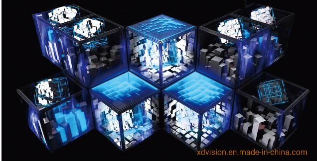 pH2,5 P2,5 RGB-Vollfarbeffekt für Innenräume und Innenraumbeleuchtung Design Cube LED-Display