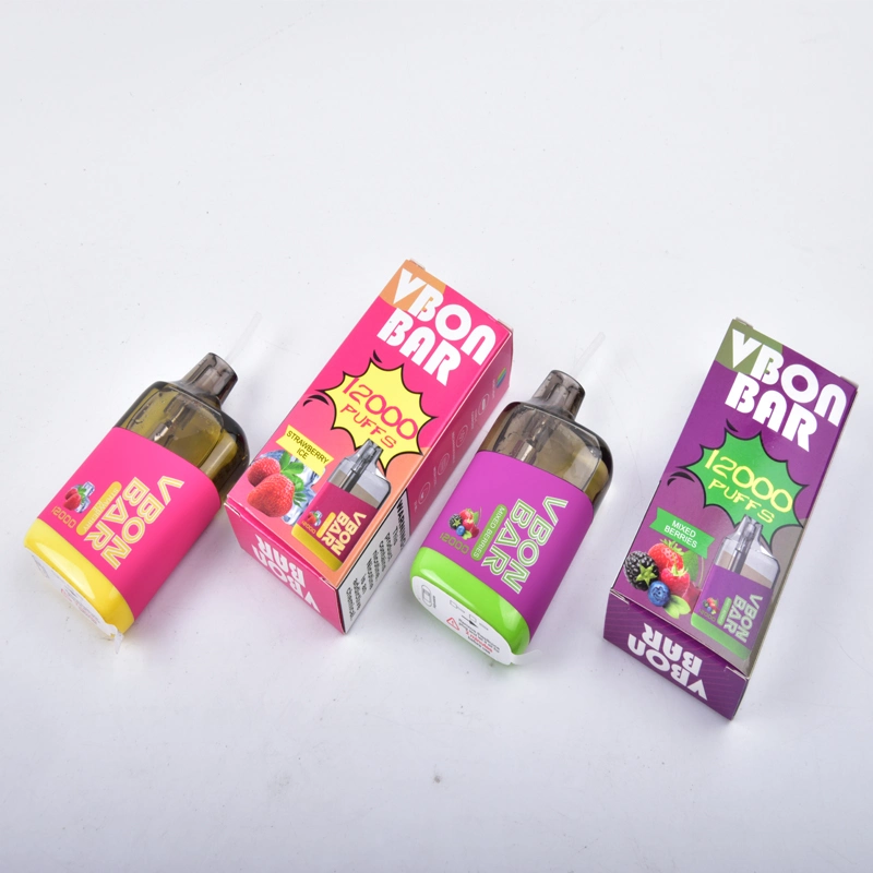 China Wholesale I VAPE Pen Vbon Fruit Flavor 12000 Puffs E vaporizador de cigarrillos