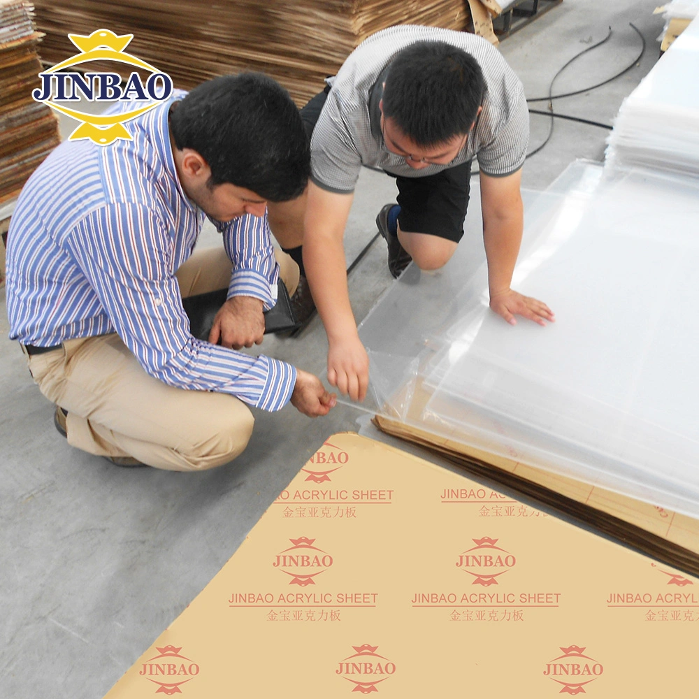 Jinbao 1 Inch Thick Clear Acrylic Sheets Cast Acrylic Sheet for Decoration with Free Sample