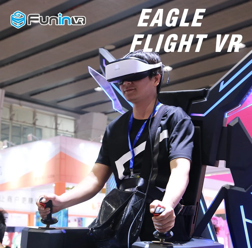 Standing Virtual Reality Flight Shooting Vr Simulator