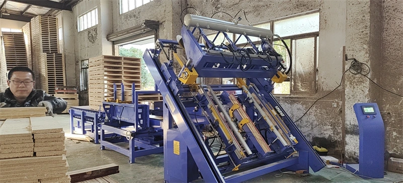 Mini Woodworking Machine Wood Pallet Nailing Machine Euro Pallet Production Line