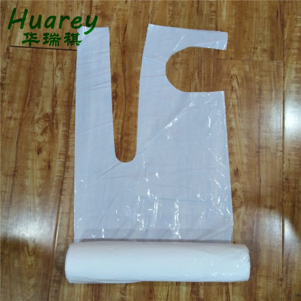 Food Grade Water-Proof Plastic Disposable PE Apron for Food Service/Household/Kitchen/Salon