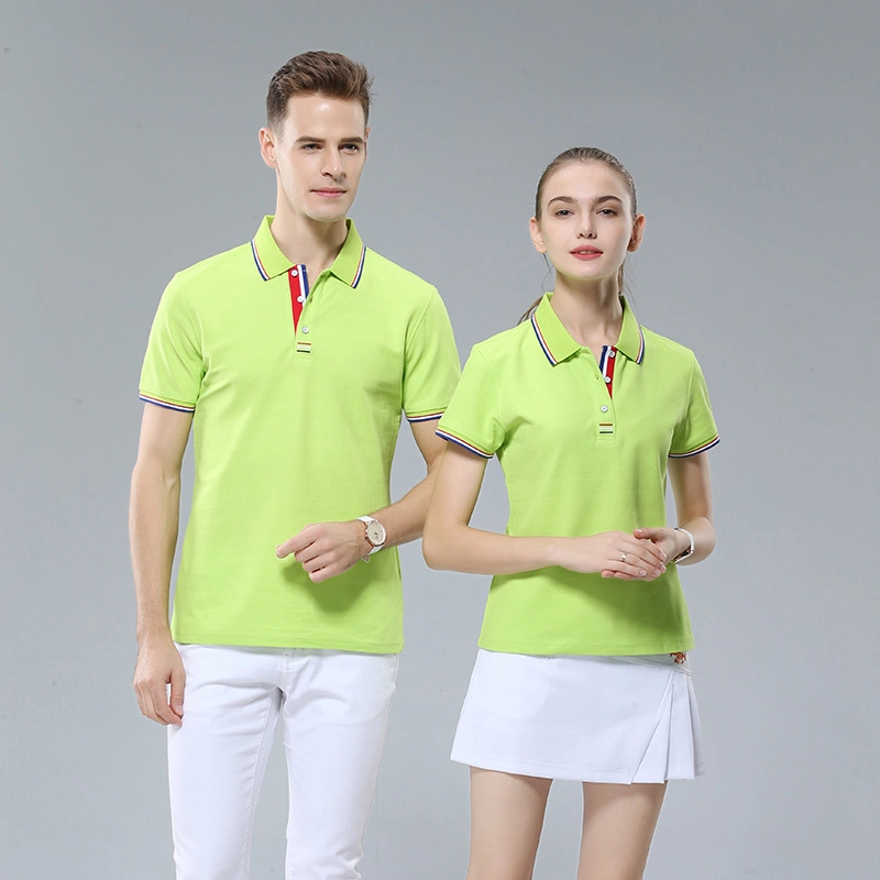 China T Shirt Manufacturers Stripe 100%Cotton Polo Shirt for Men