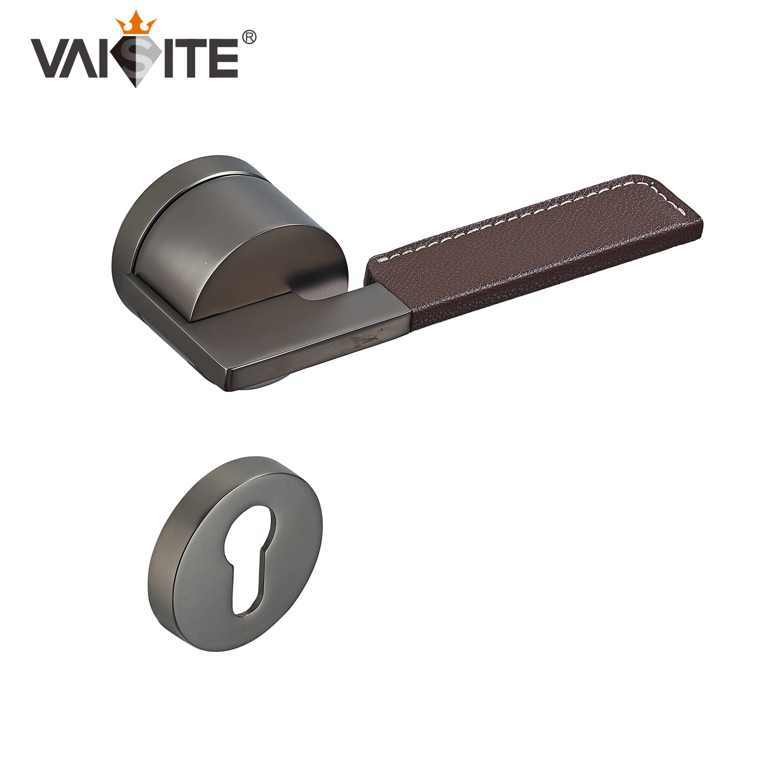 A3-226 Vaisite Brand New Customized Decorative Zinc Alloy Bedroom Door Lever Handle on Rosette