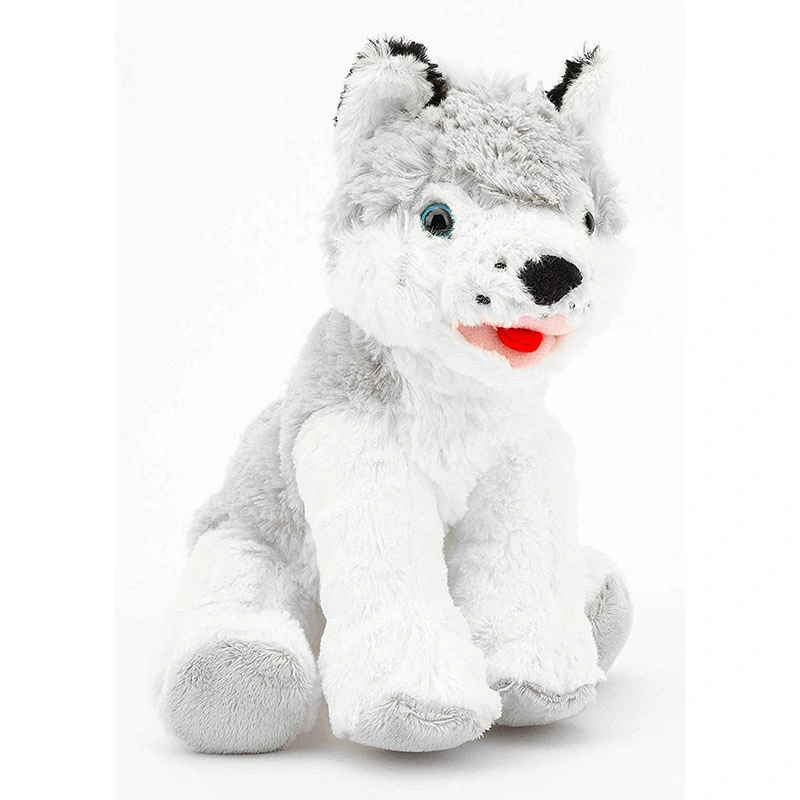 Custom Made 25cm Furry Soft Plush Dog Animal Toy Cuddly Stuffed Husky