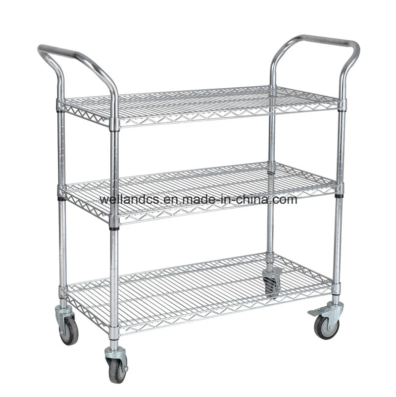 NSF Anti-Static ESD Rolling Industrial Metal Utility Cart Trolley