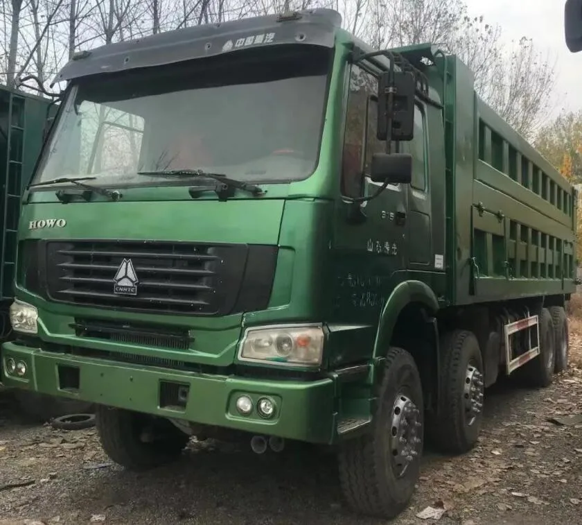 الموديل 8X4 336HP 371HP 12 Wheeler 50ton Sinotruk HOWO للخدمة الشاقة شاحنة تفريغ شاحنة تفريغ شاحنة التفريغ