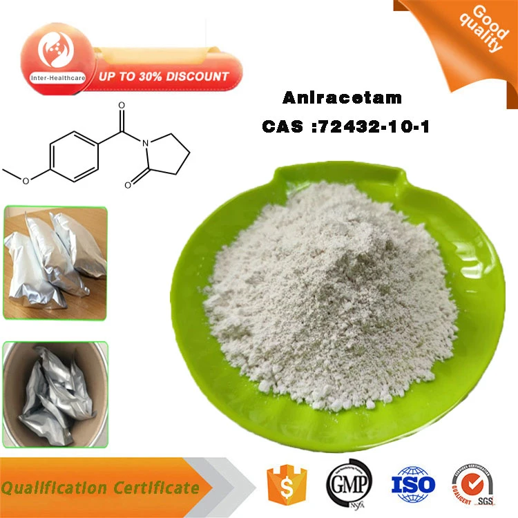 Pó de Aniracetam nootrópico cru de alta pureza CAS 72432-10-1 Aniracetam for Entrega segura