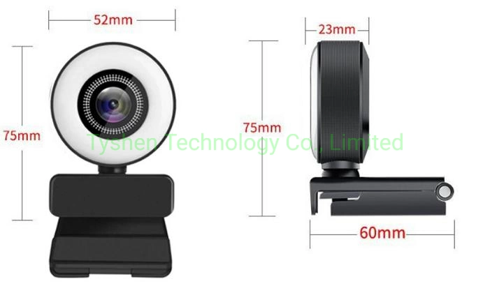 Large Wide-Angle Free Drive Built-in Mic HD USB Webcast Camera