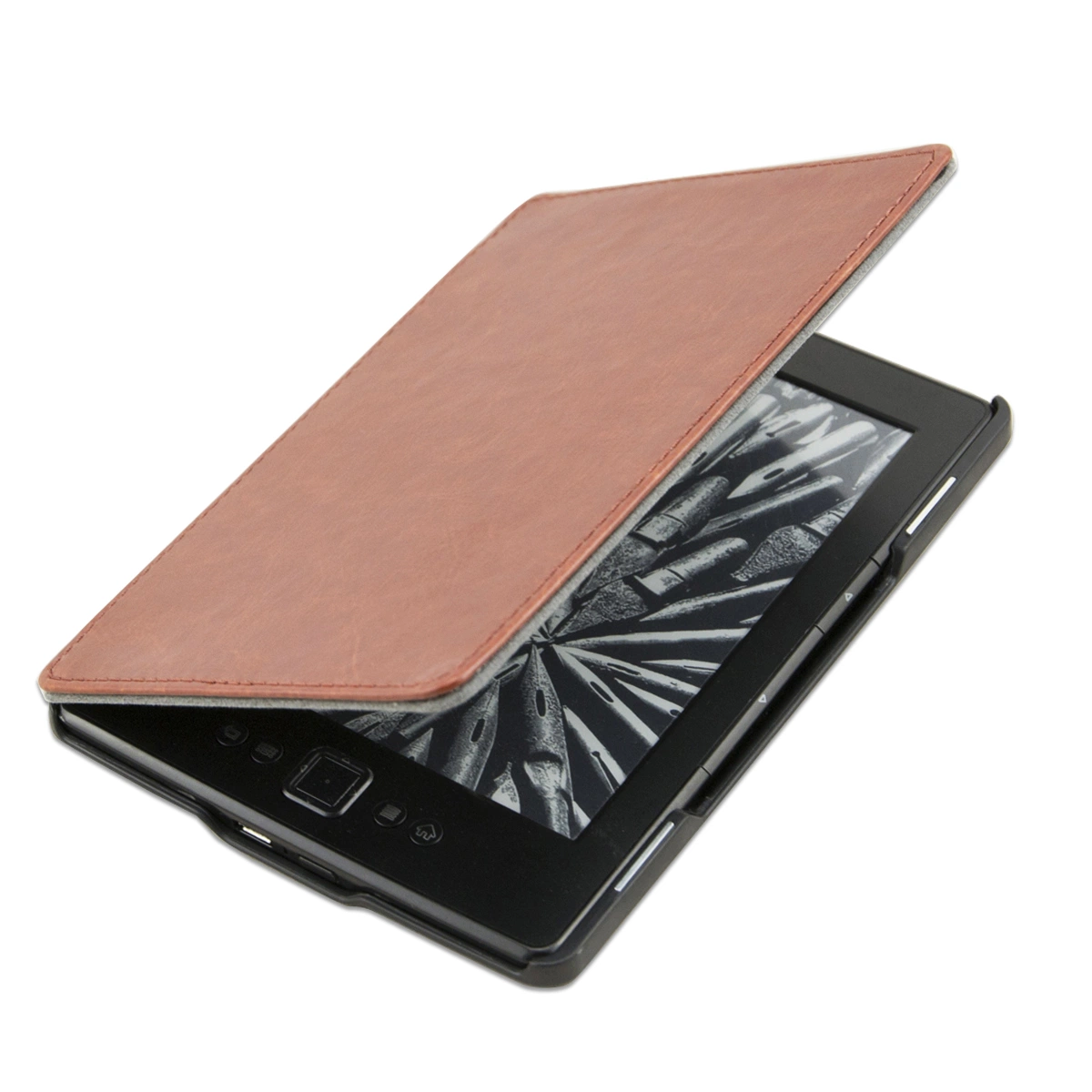 Case for Kindle 4/5 PU Leather Folio Cover Magnet Funda Protective Skin