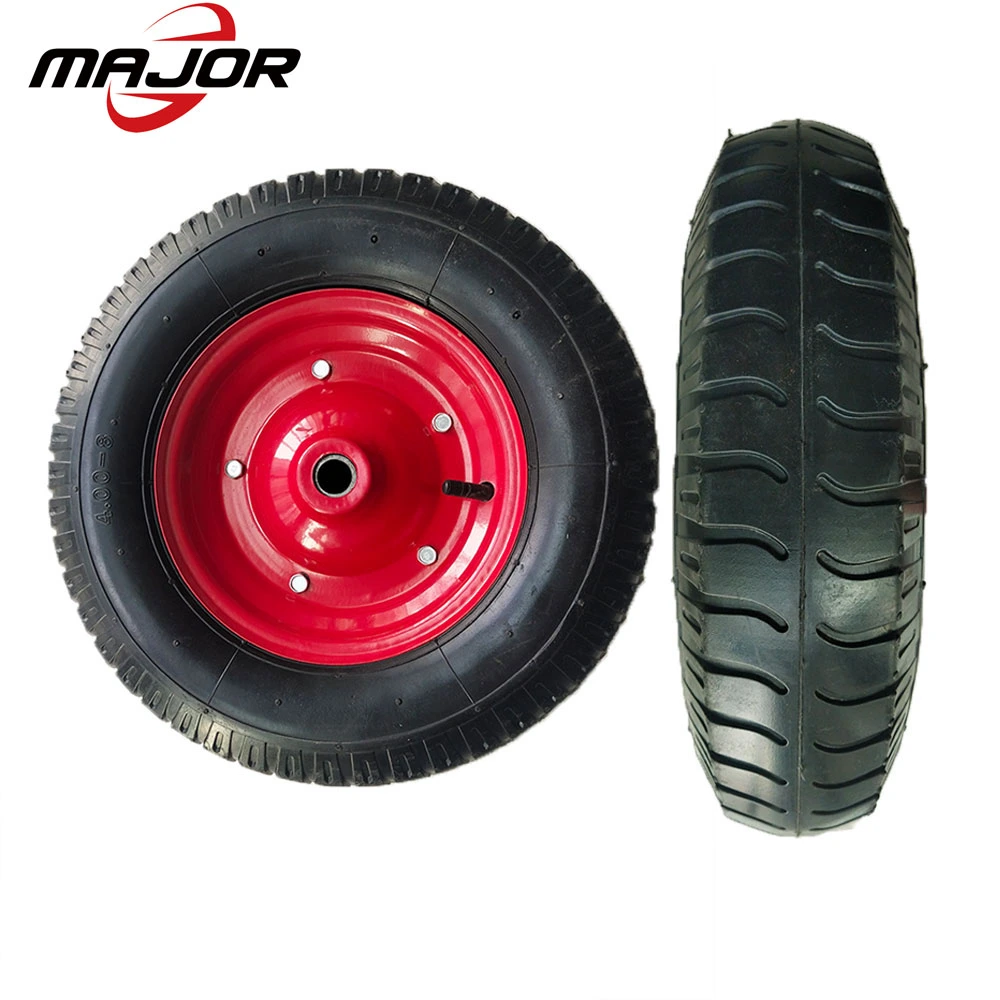Wheelbarrow Wheels Handing Equipment Inflatable Rubber Pneumatic Wheel Tire