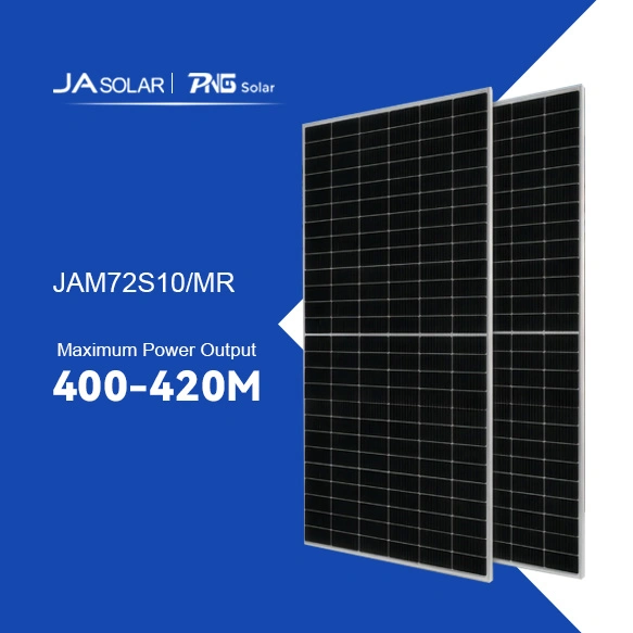 Hot New Stock Bifacial Solar Panel Dual Glass Ja 390W