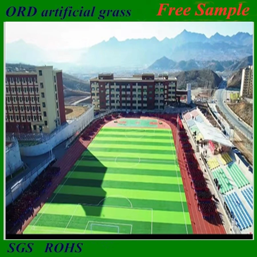 50mm 55mm 10500 Density PE Plastic Grass Premium Soccer Artificial Grass Turf for Football Court Synthetic Sports Futsal Lawn Grass Carpet