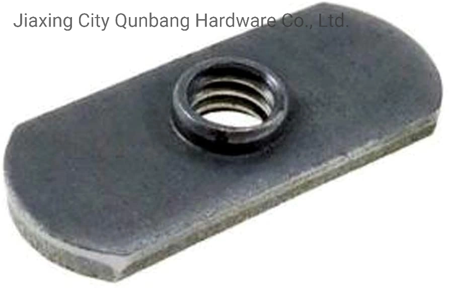 Spot Weld Nuts - Double Tab - Center Hole Design Spot Weld Nut - Low-Carbon Steel