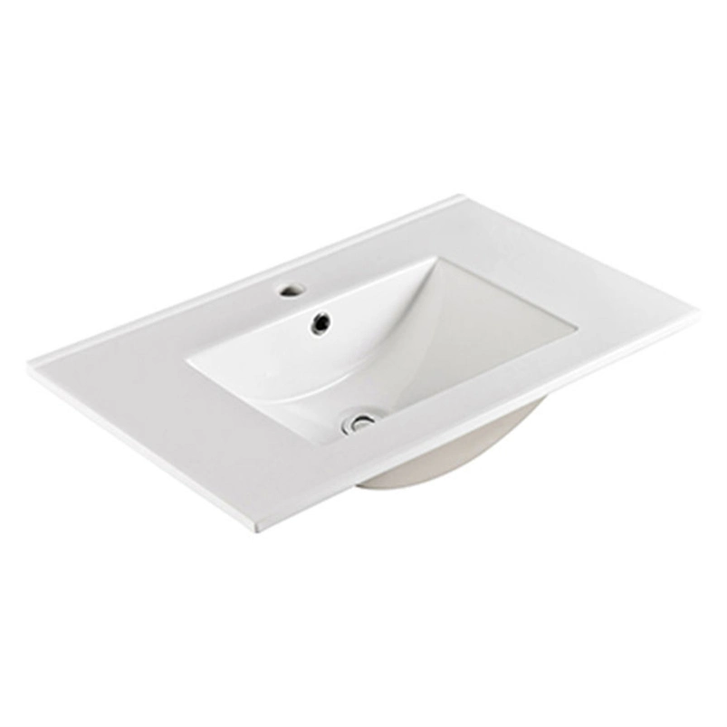 Stylish and Space-Saving Porcelain Ceramic Long Narrow Sink Bathroom Cabinet Sanitary Ware Philippines Basin