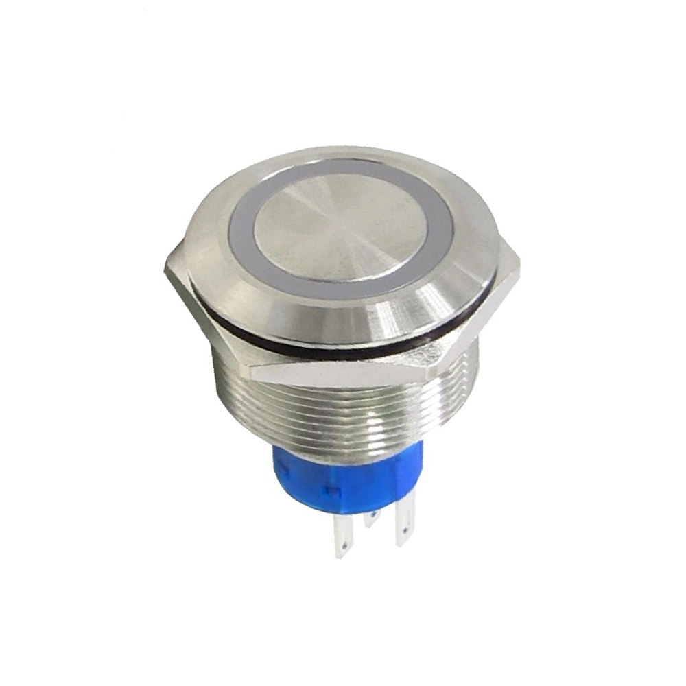 Illuminated Stainless Steel Electrical Switch Waterproof Pushbutton