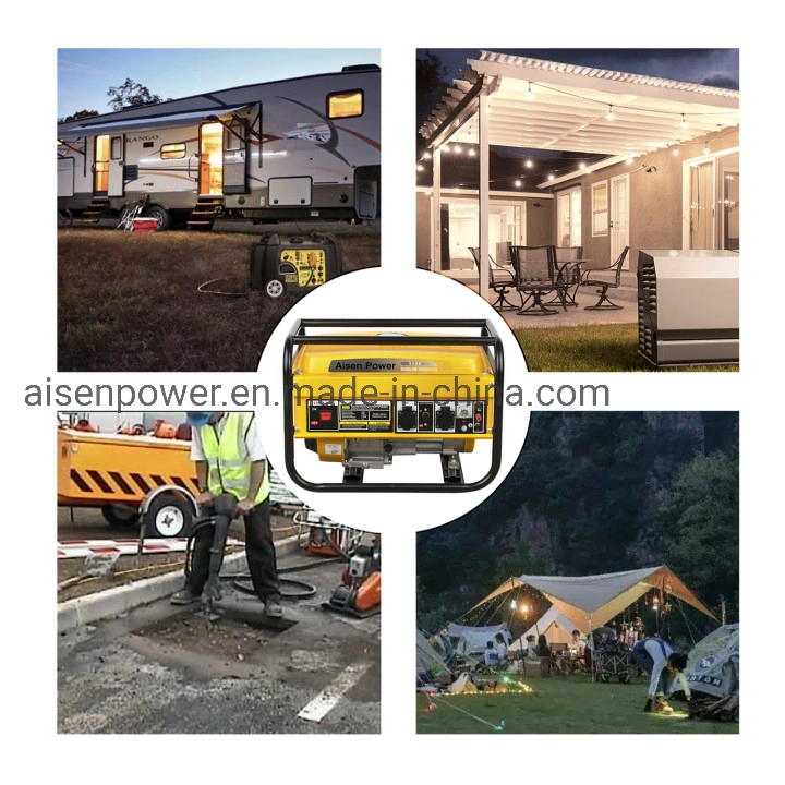 Aisen Power Gasoline Generator 220V 50Hz Generating Set Hot Selling