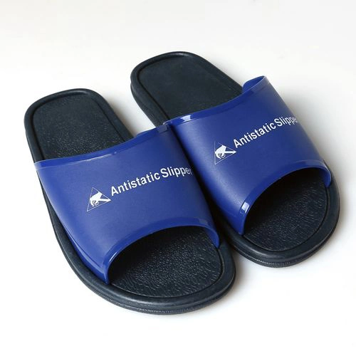 Cleanroom ESD Slipper PVC Material Antistatic for Cleanroom Contamination Control Slipper Shoes