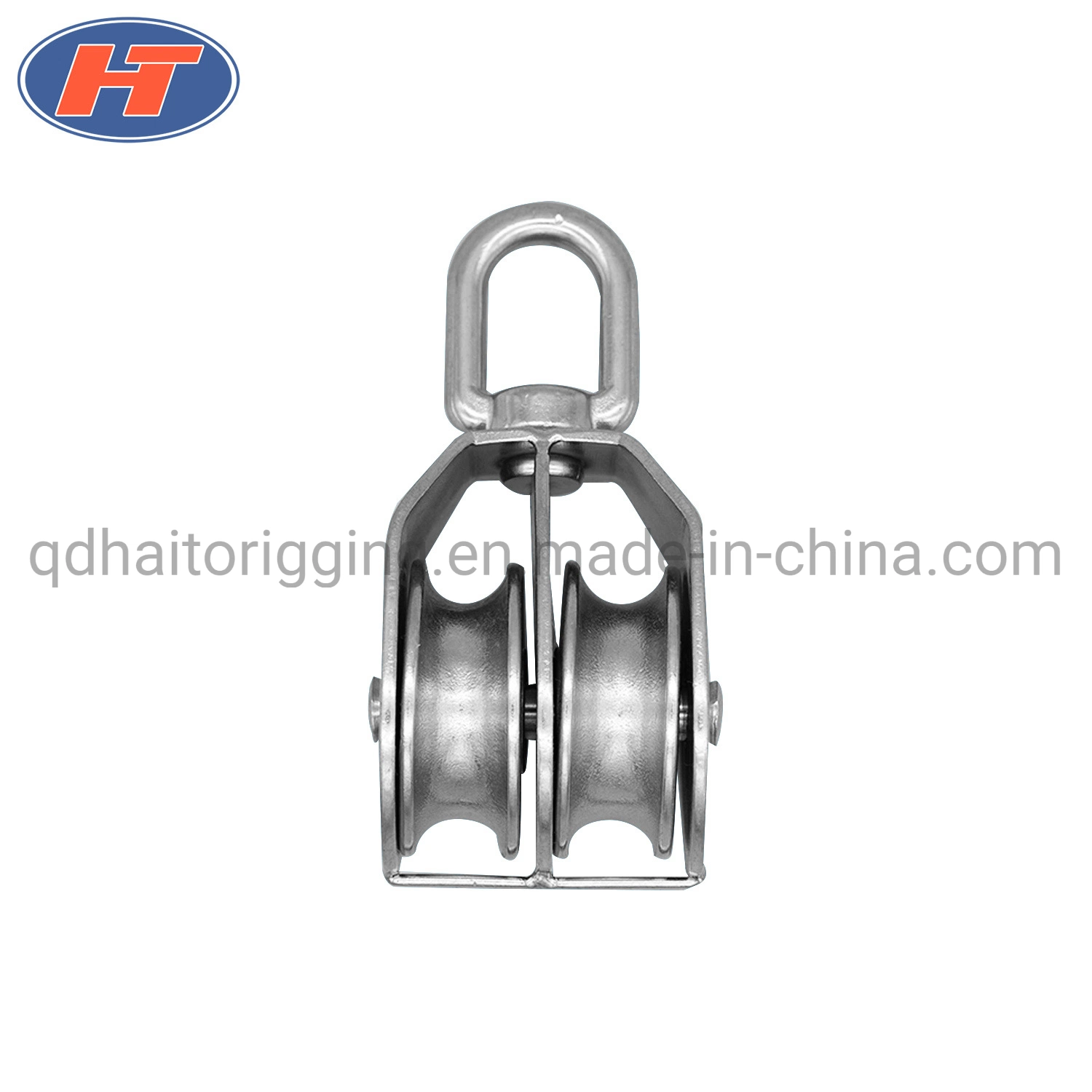 High Quality Stainless Steel Snatch Block Pulley with Double Wheels or Single Wheel