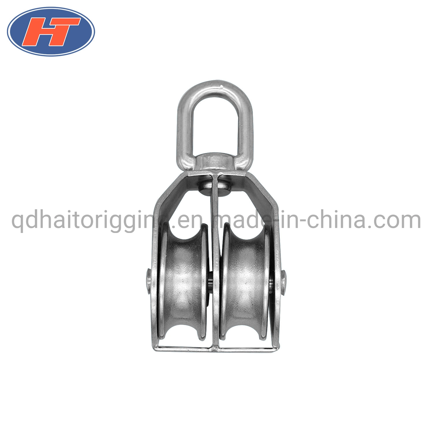 High quality/High cost performance Stainless Steel Snatch Block Pulley with Double Wheels or Single Wheel