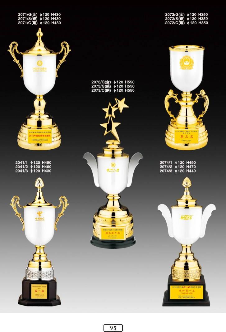 Polyresin Glass Soccer Football Cup Prize Crystal Trophy for Event as Souvenir Gift 015)