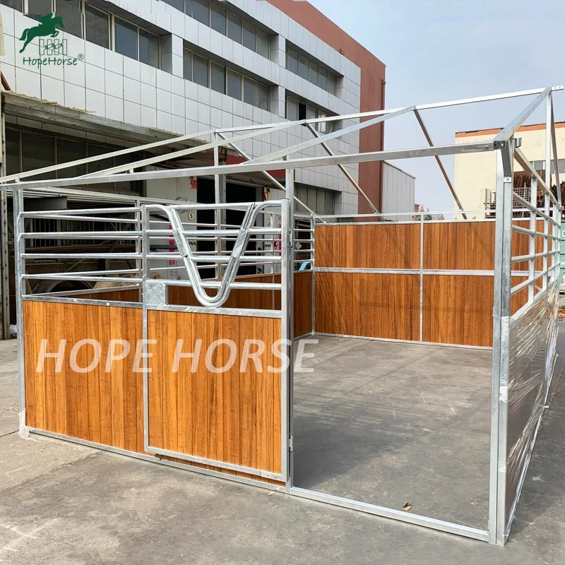Factory Directly Wholesale Metal Build Horse Stable Customized Designs Horse Stall Stable Equipment