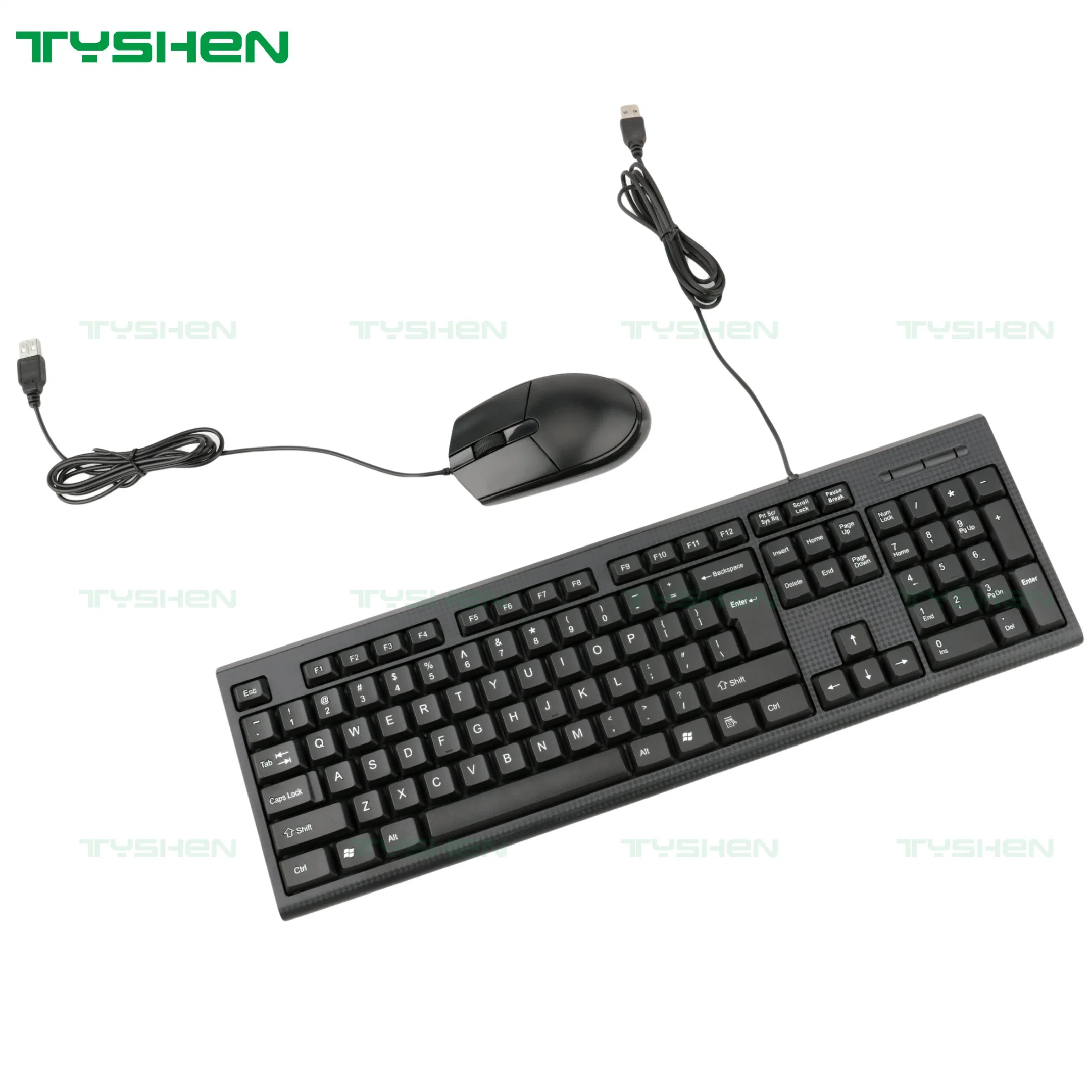 Conjunto combinado de teclado do rato para computador