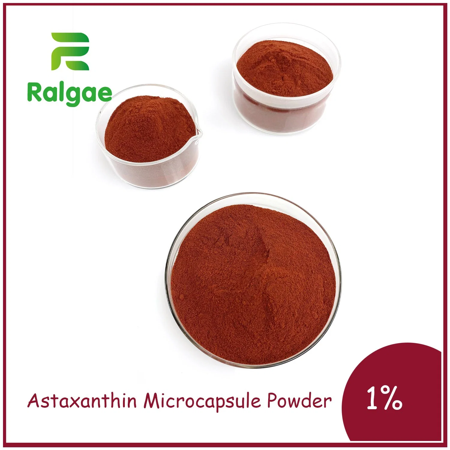 Astaxanthin Encapsulated Powder Cold Water Soluble Cws 1% for Nutrition