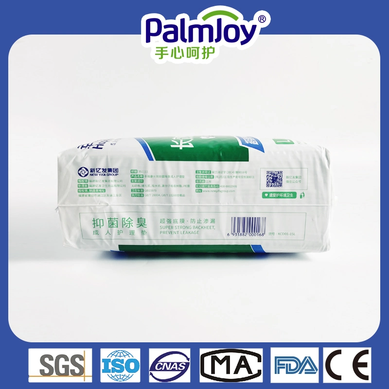 Palmjoy Adulto Incontinence Care Underpad personal Heathyy producto de almohadilla de pañal Ropa de cama