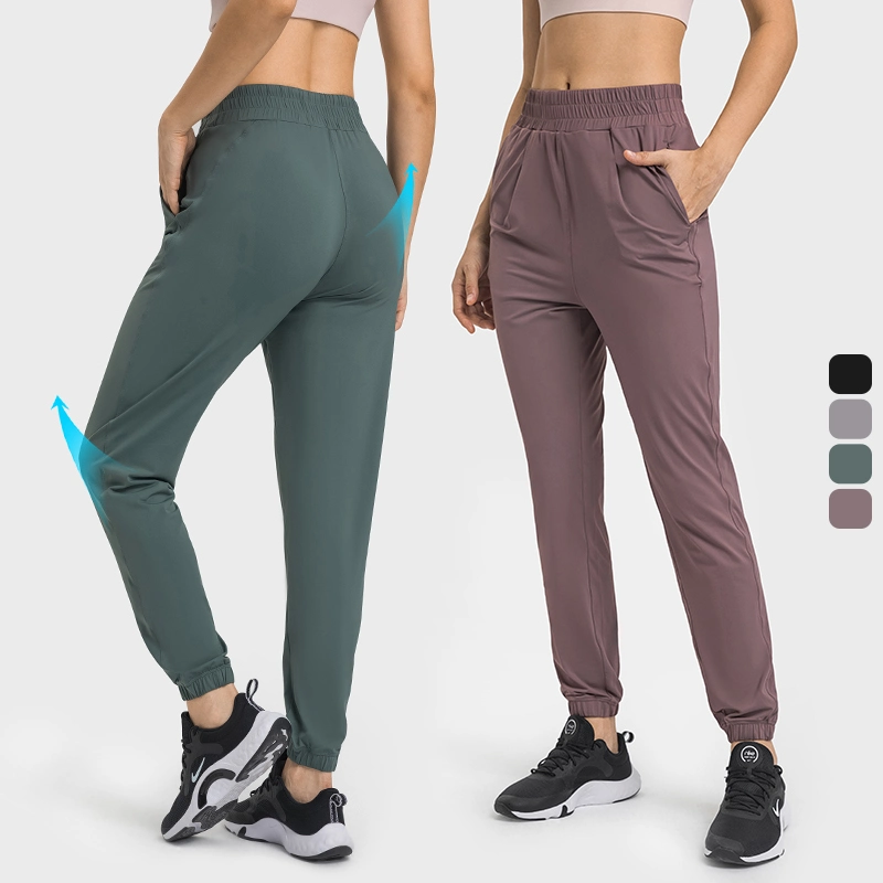 Fabricante Loose Fit Fitness ropa Sport lleva pantalones de yoga para Mujeres