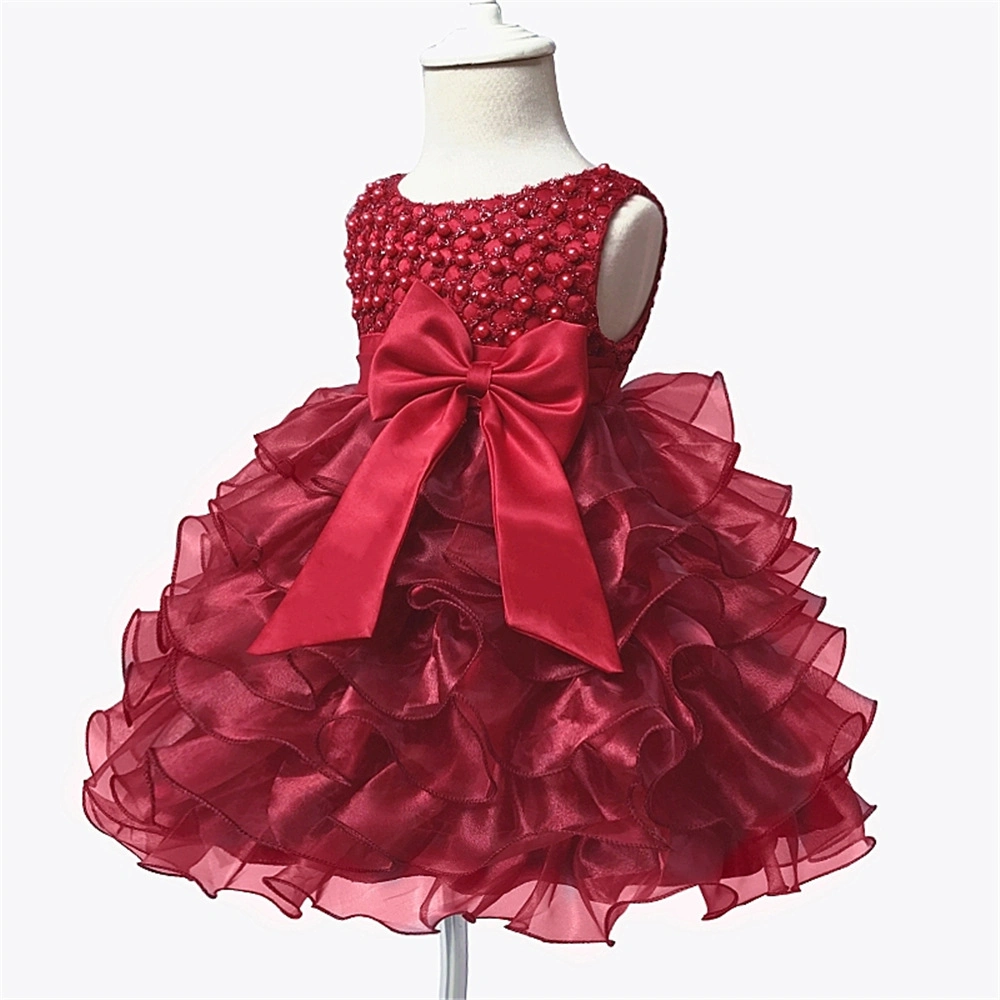 Children's Apparel Baby Wear Girls Party Garment Ball Gown Princess Frock Kids Sweet Cake Dress