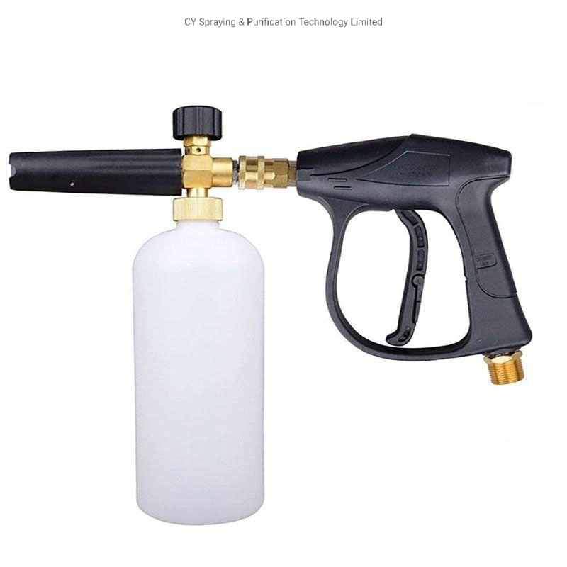 Car Washer Snow Foam Generator Lance with Different Kinds Male Thread Adaptors Soap Gun Washer with Adjustable Nozzle Sprayer