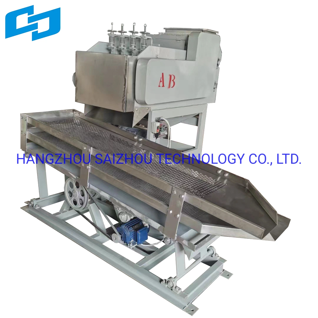 Factory Supply Cashew Nut Shelling Machine with Kernel Shell Separator