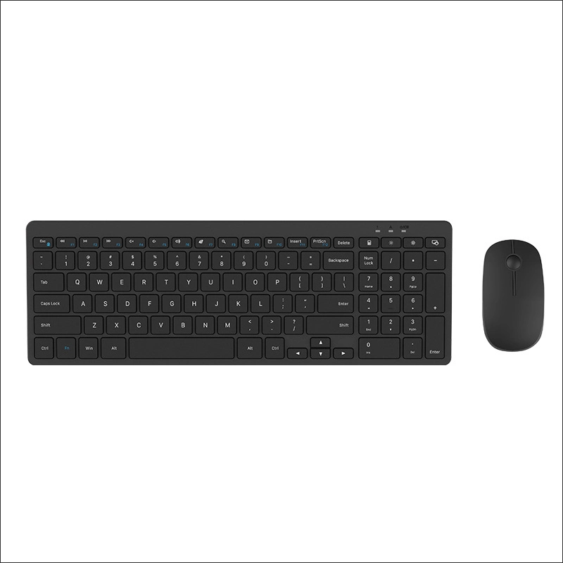 Ultra Thin Wireless 2.4G Multi System Compatibility Desktop Computer Keyboard and Mouse Set