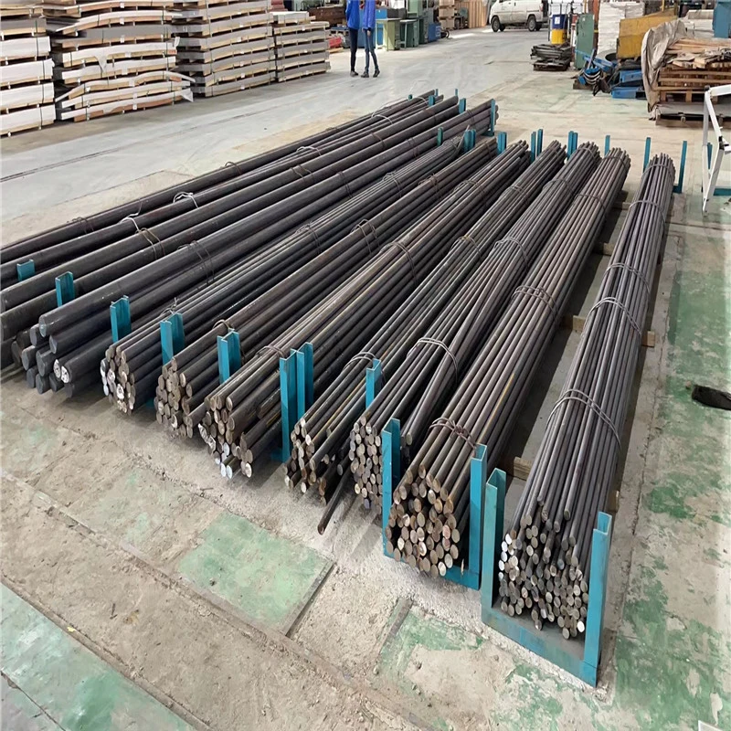 ASTM Q235 Q345 Ss400 A36 1020 1045 4140 4340 8620 Hot Rolled / Cold Drawn Iron Forged Carbon Alloy Steel Rod, Bright / Black Steel Round Bar