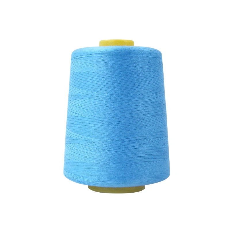 100% Spun Polyester Sewing Thread Dyed Plastic Cone Yarn 20s/2 30s/2 40s/2 50s/2 60s/2