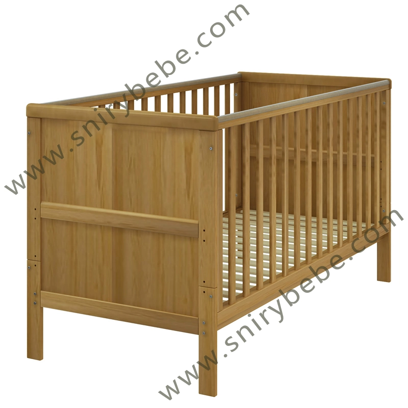 Conforto de madeira sólida Fornecedor Fábrica grossista Creche Casa moderna de Infância Quarto bebê crianças crianças Infant mobiliário para bebé com trilhos e Bassinet