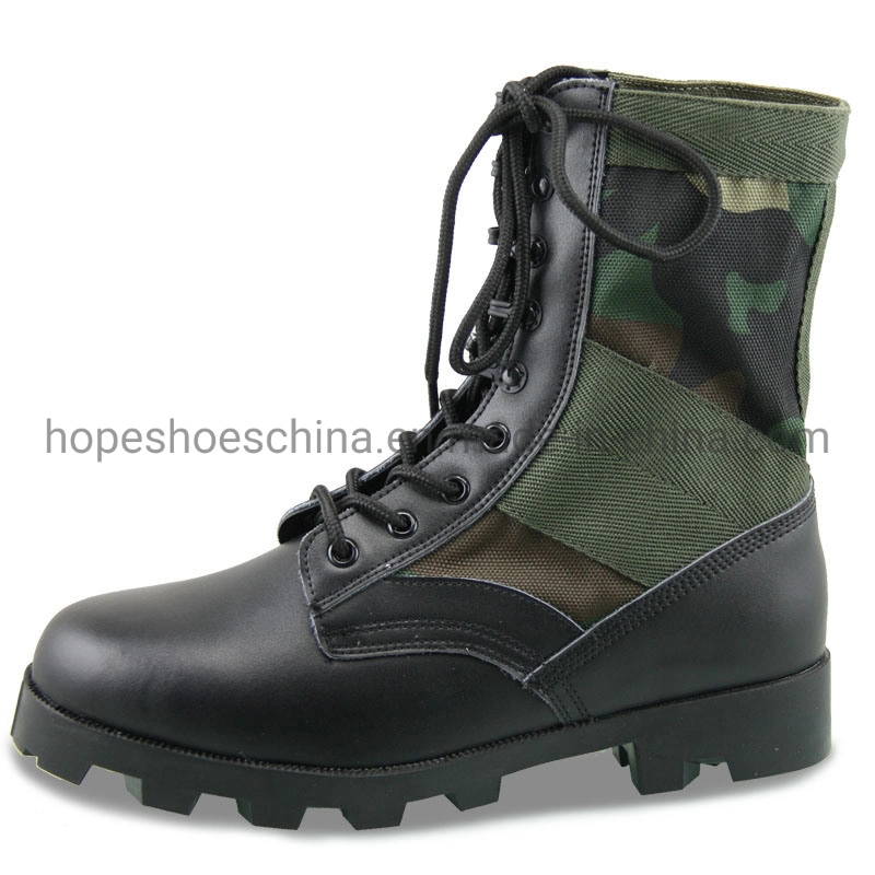 Leather Canvas Panama Tactical Boots