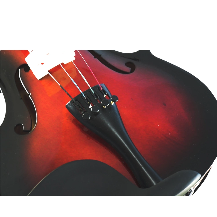 Hot Selling China Manufacture Red Colored Low Price Violin