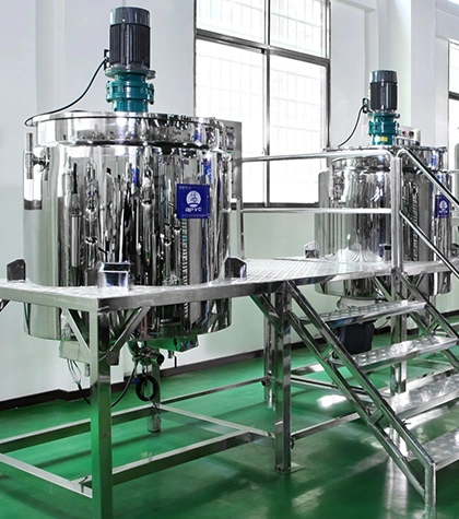 Electric Heating or Steam Heating Blending Mixer Tank Cosmetic Mixing Tank Lotion Making Machine