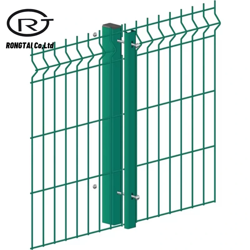 PVC Coated 3D Wire Mesh Fence/ Welded Garden Fence Panels