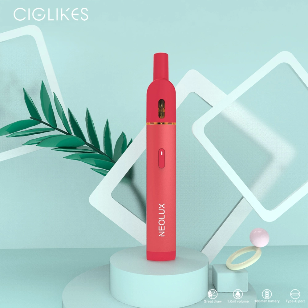 High-End Ciglikes D10 Neolux Disposable/Chargeable Pen Style Ceramic Wick Wholesale/Supplier Vape Mod Snus Tobacco Minion X Qlusive Vape Bsd Vape Frumist