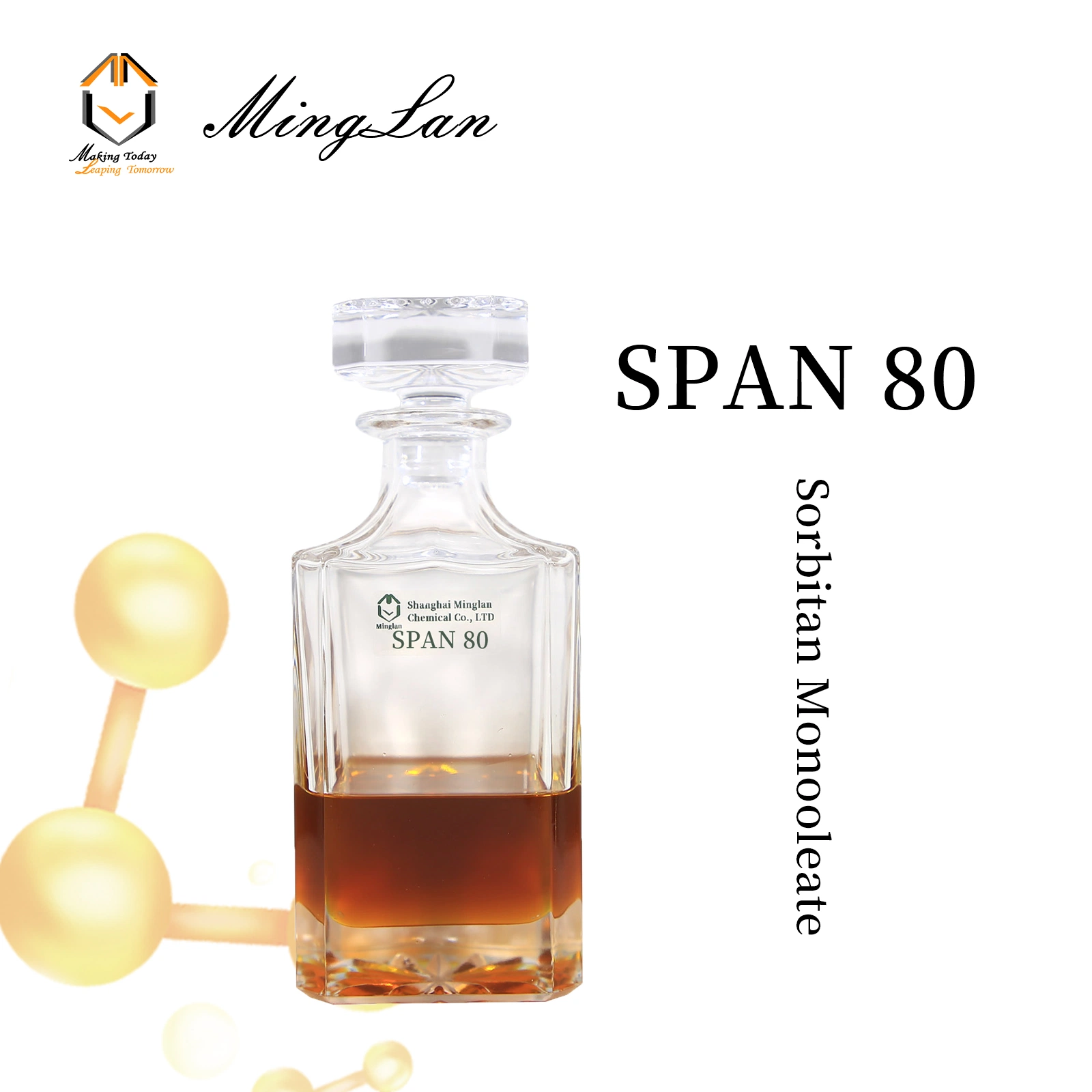 Propiedades antimonopolio del span80 como aceite mineral y lubricante sintético monooleato de Sorbitol