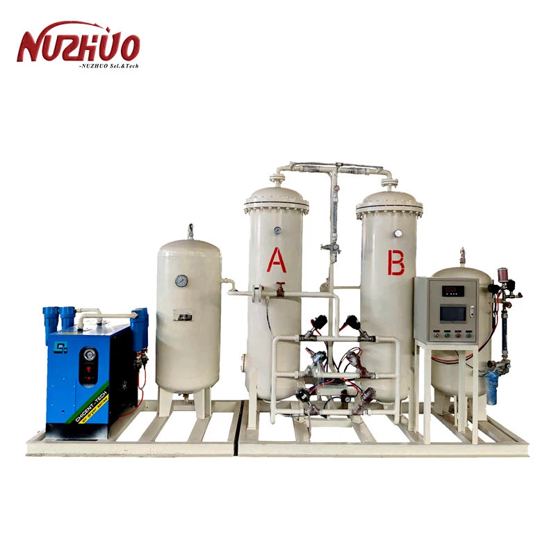 Nuzhuo 93% Psa Oxygen Plant Oxygen Bottling Plant Cylinder Filling Station