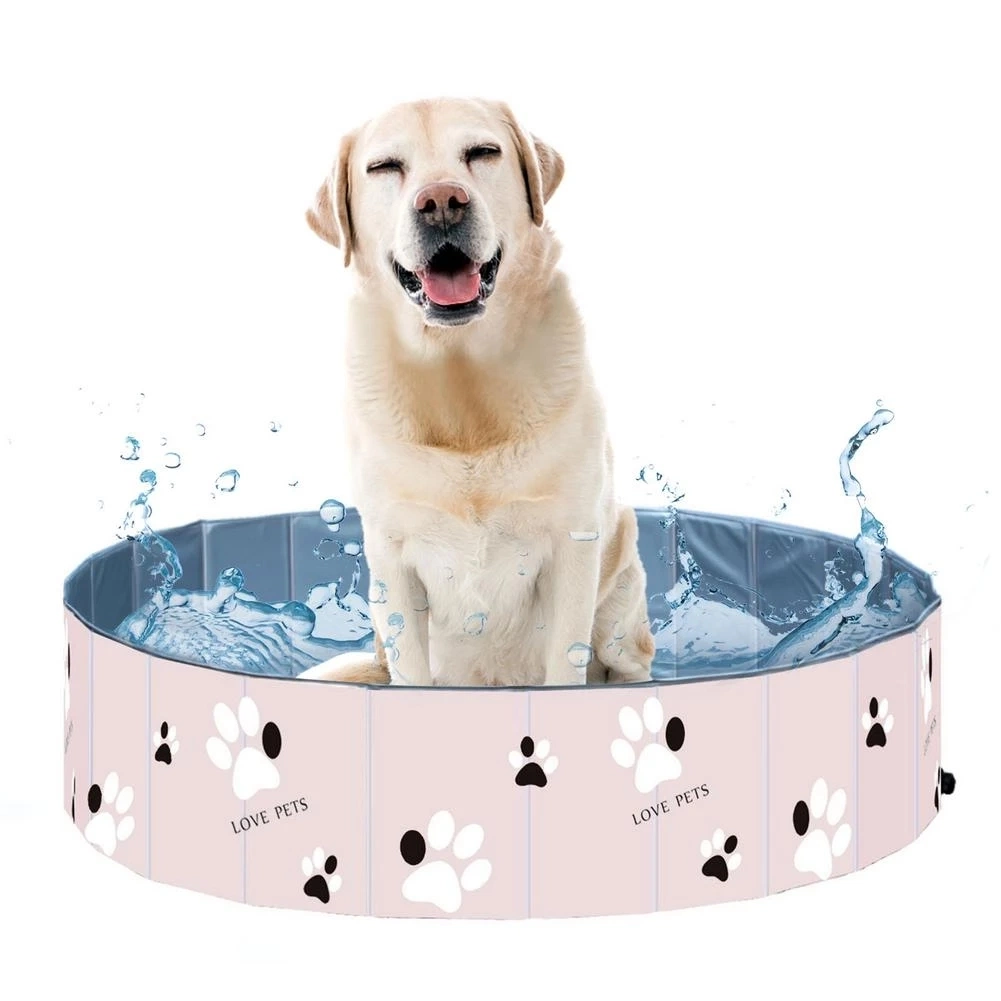 Mascotas Perro bañeras plegables Piscina niños no resbalones mascotas Baño Accesorios de baño de seguridad para piscinas