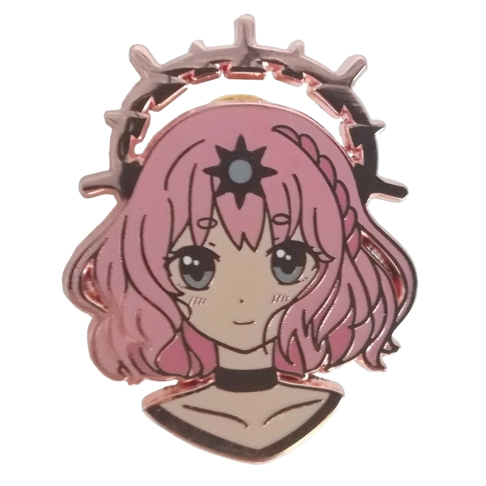 Fashion Decorative Metal Pin Badge Anime Beauty Girls Enamel Pin