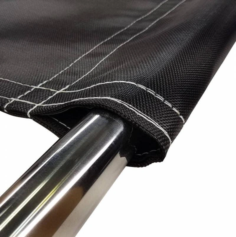 Black PVC Coated Fabric Truck Shade Mesh Tarp