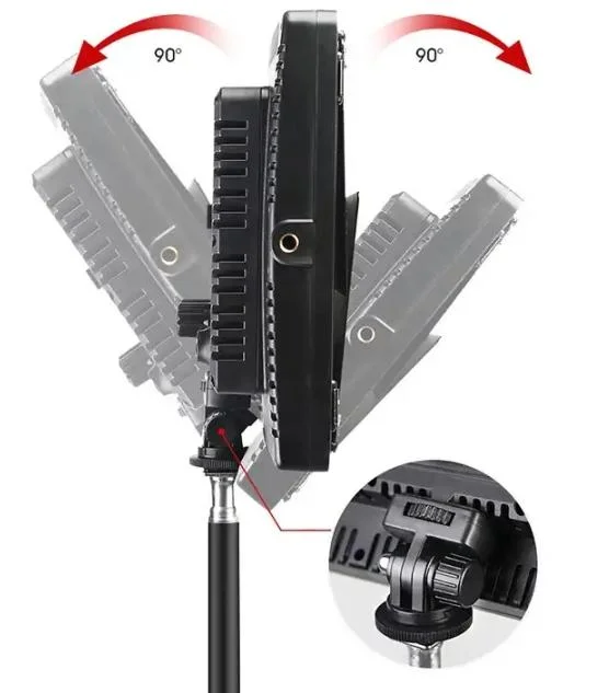 El equipo fotográfico Display digital con trípode vídeo Anillo de luz LED