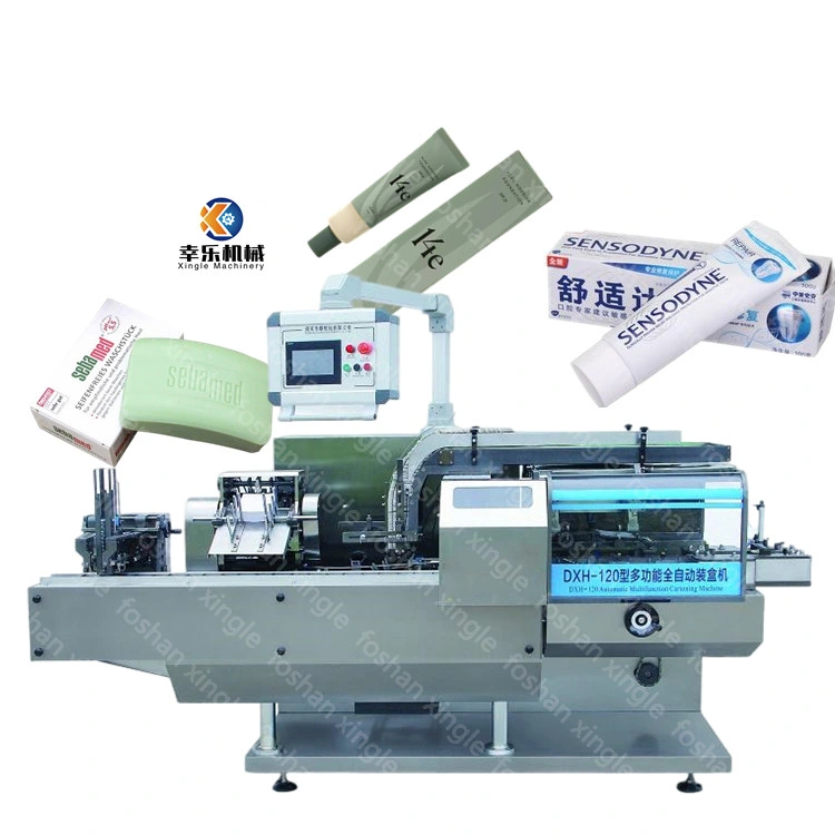 Pharmaceutical Medicine Glass Bottle Carton Box Case Pack Soap Cartoning Machine and Box Carton Packing Packaging Machine